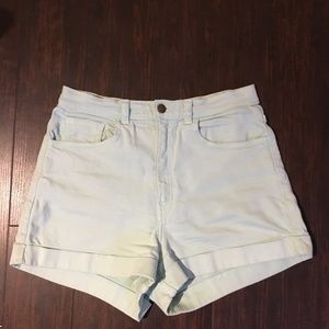 Mint Green American Apparel Shorts